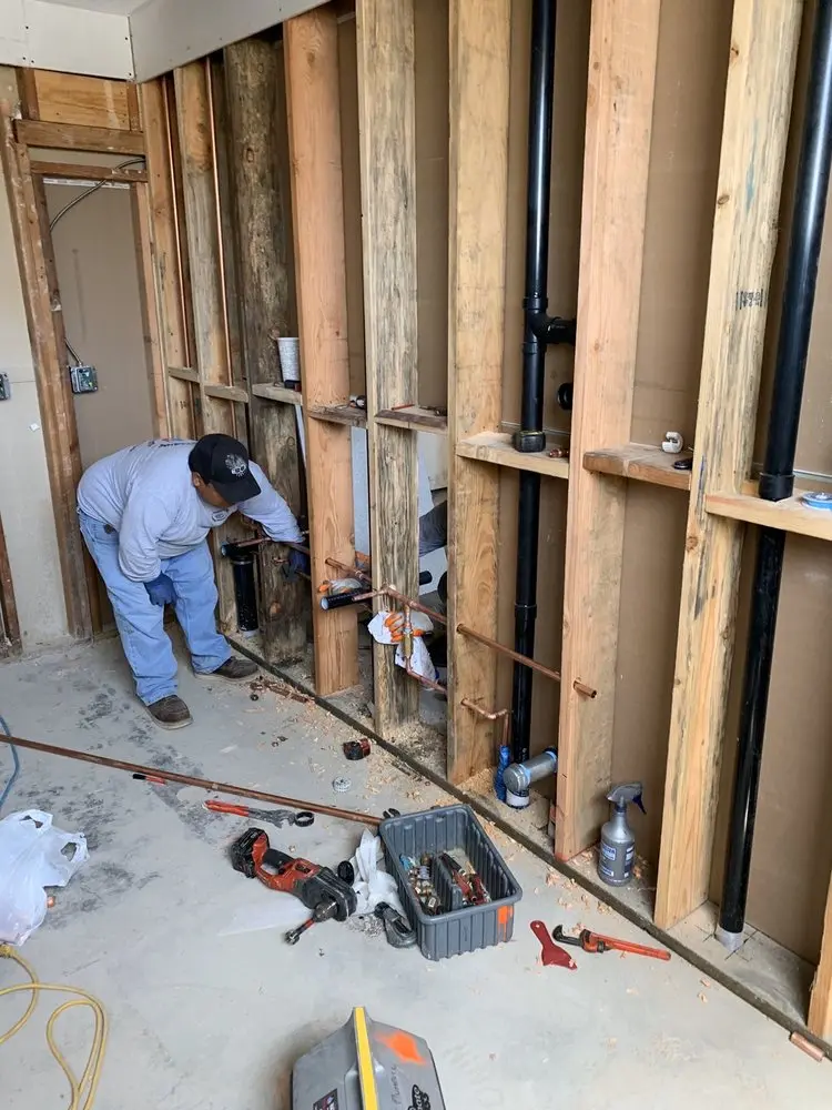 Commercial rough-in plumbing for Gas Line Repair in Casa Linda